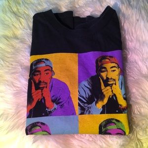 black 2pac t shirt